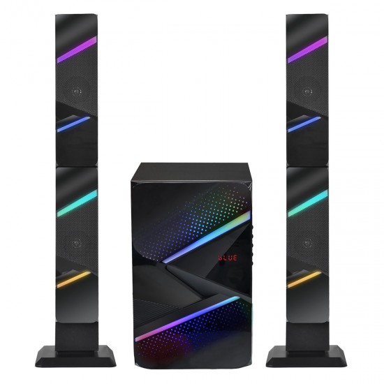 Eiffel 8 - 2.1 Multimedia Speaker with Optical Jack and Long Speaker + 8" Woofer