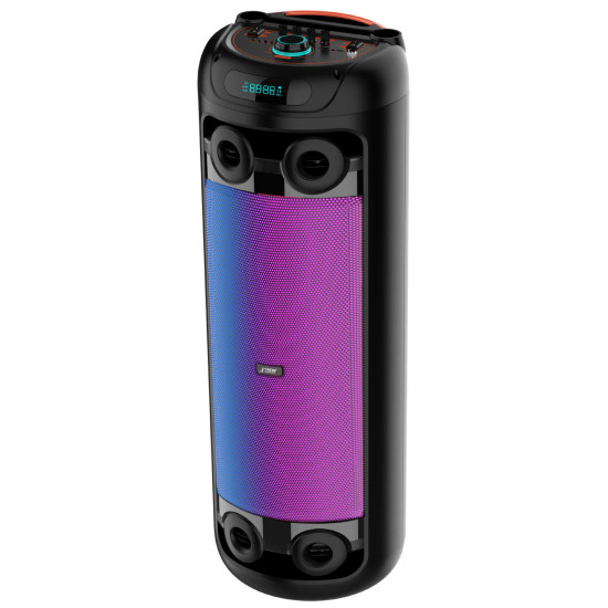 Festival 8040 Rechargeable Mobile Bluetooth Speaker with 8" x 2 + Rechargeable Digital  Wireless Mic