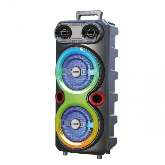 TRAVELER 6566 Rechargeable Speaker with 6.5" x 2 Speakers and Fusion Light